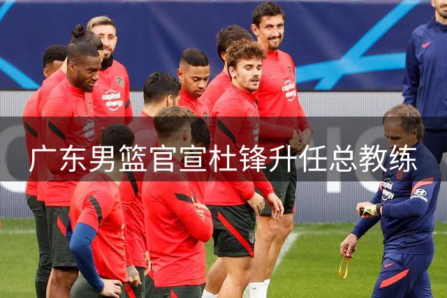 广东男篮官宣杜锋升任总教练